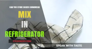 Refrigerating Boxed Cornbread Mix: Best Practices for Freshness and Quality