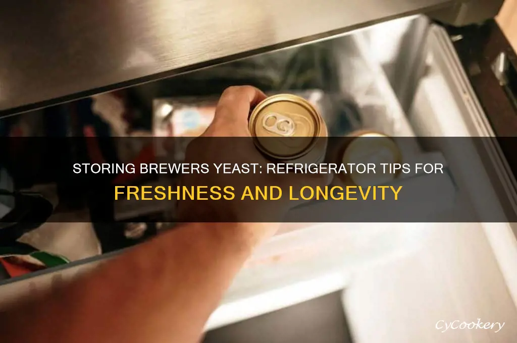 can you store brewers yeast in refrigerator