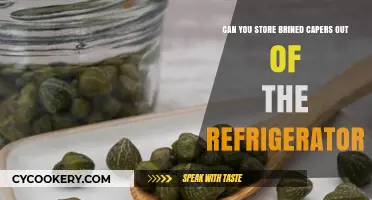 Storing Brined Capers: Fridge-Free or Refrigeration Required?