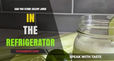Storing Celery Juice: Refrigerator Tips for Freshness and Shelf Life
