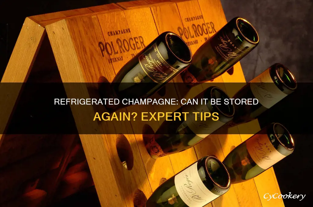 can you store champagne after it