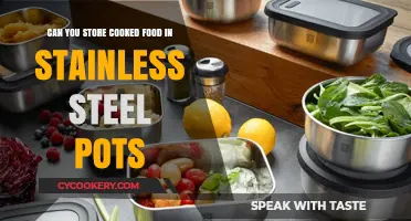 Stainless Steel Pots: Safe for Storing Cooked Food?