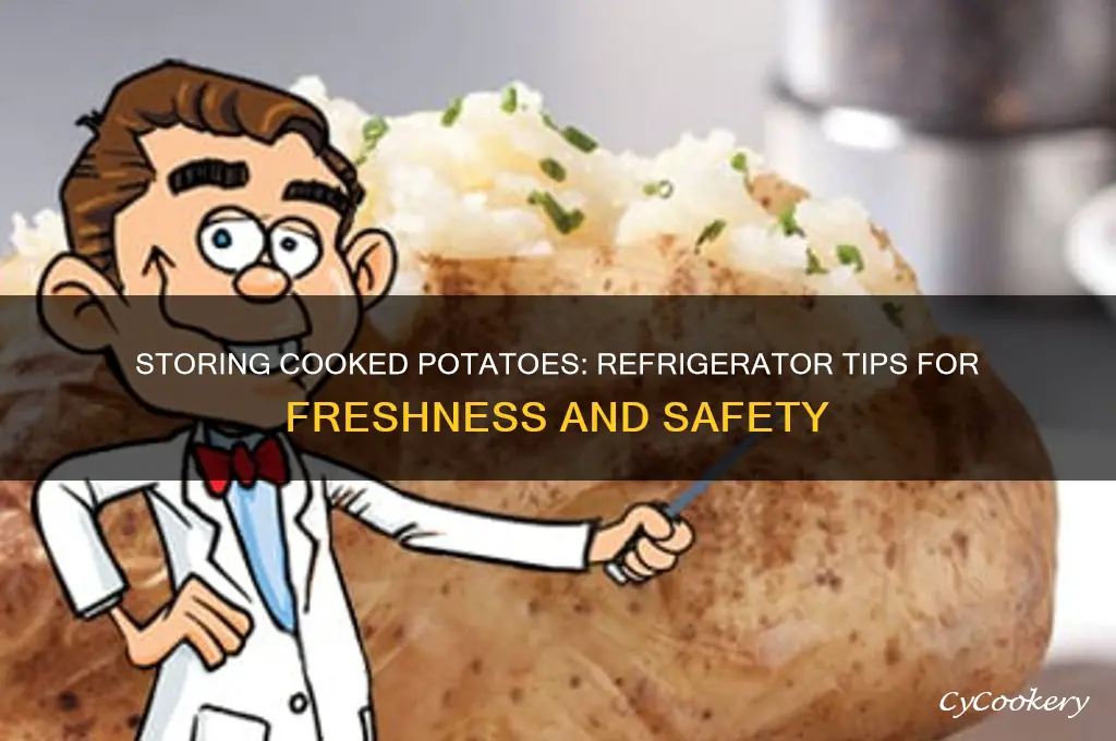 can you store cooked potatoes in the refrigerator