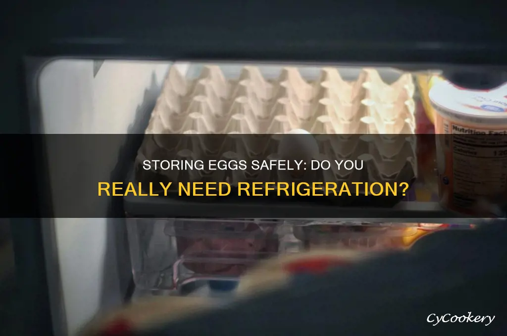 can you store eggs without refrigeration