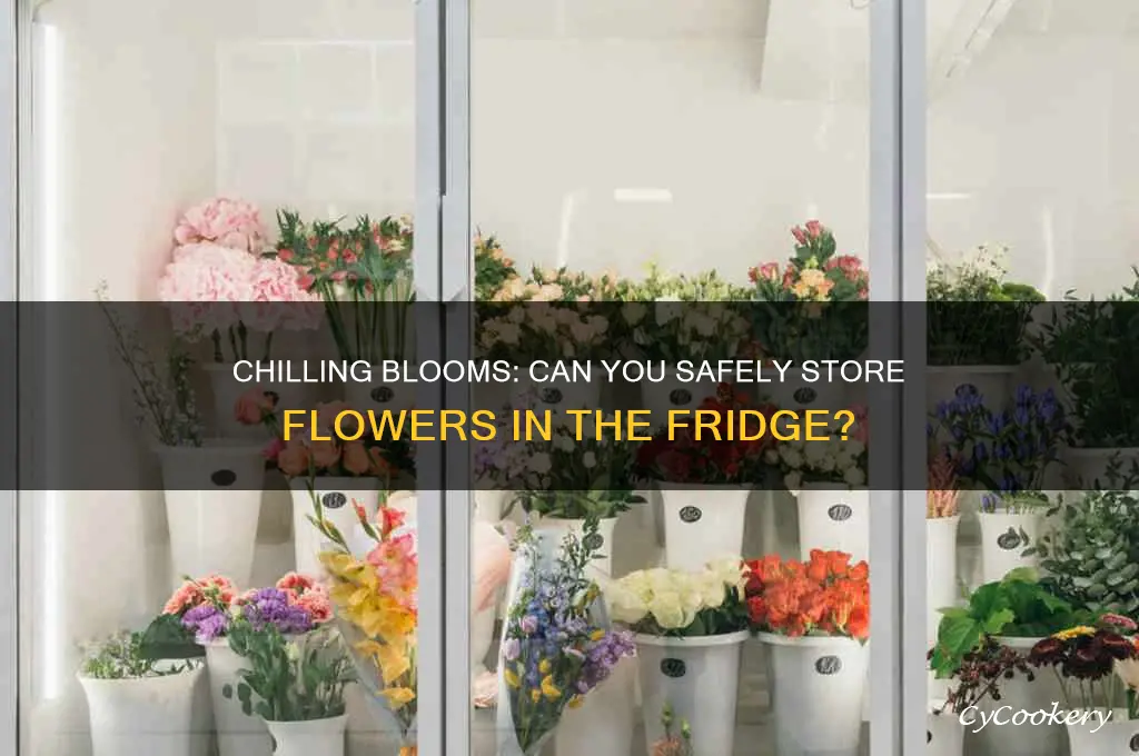 can you store flowers in the refrigerator