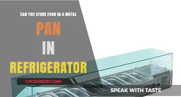 Storing Food in Metal Pans: Safe Refrigeration Tips and Tricks