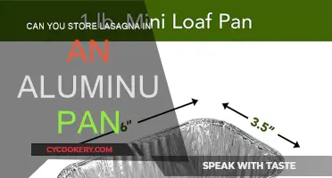 Storing Lasagna: Aluminum Pan Pros and Cons