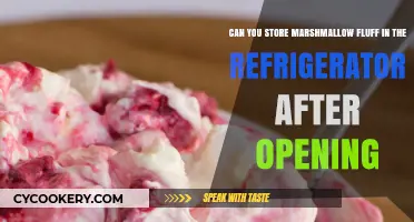 Storing Marshmallow Fluff: Fridge Tips After Opening the Jar