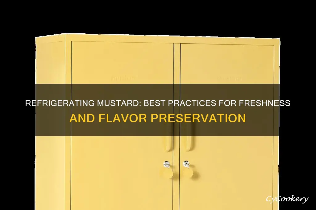 can you store mustard in the refrigerator