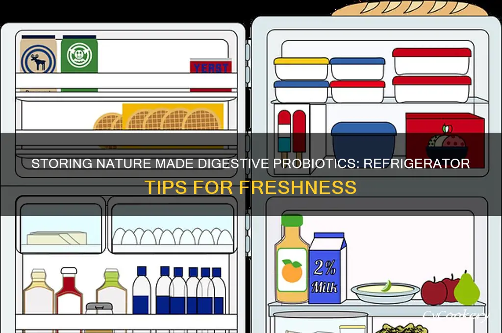 can you store nature made digestive probiotics in the refrigerator