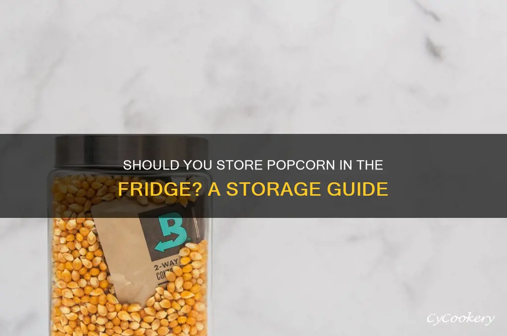can you store popcorn in the refrigerator