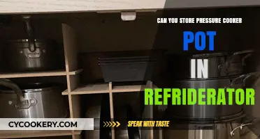 Storing Pressure Cooker Pots: Fridge or Shelf?