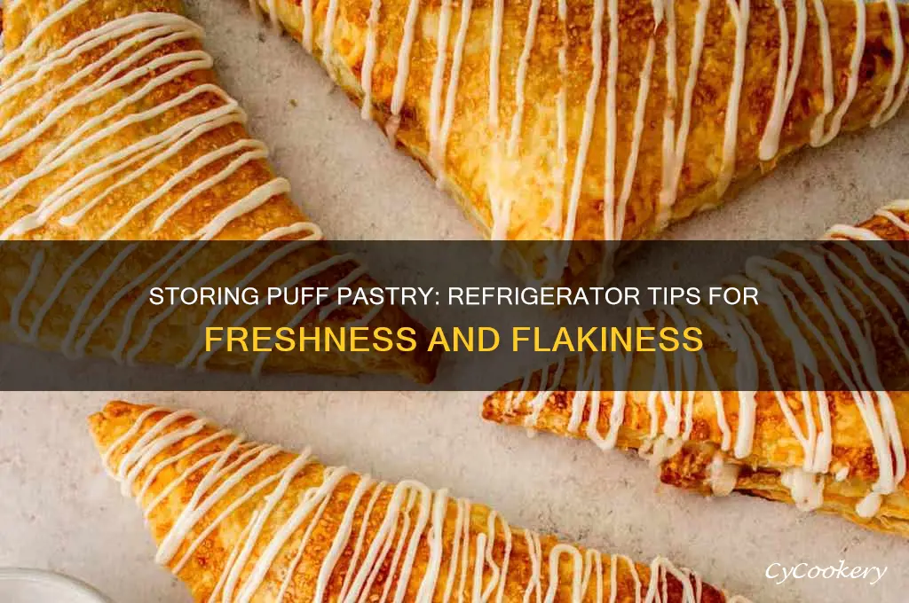 can you store puff pastry in the refrigerator