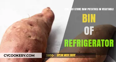 Storing Raw Potatoes: Should You Use the Fridge Veggie Bin?