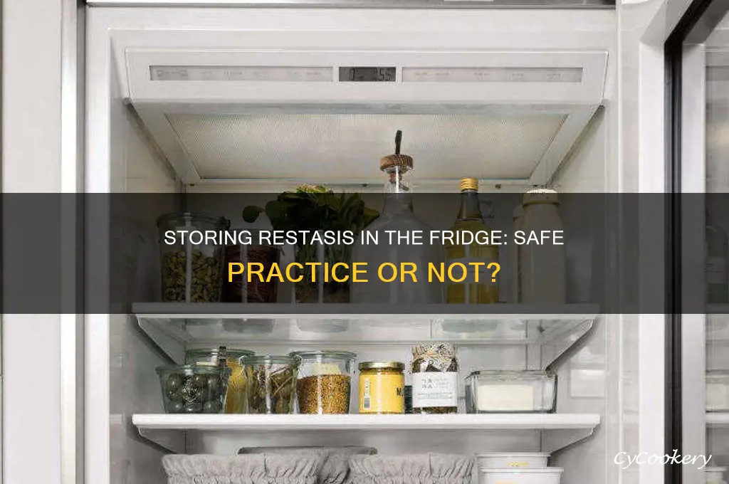 can you store restasis in the refrigerator