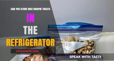 Storing Rice Krispie Treats: Refrigerator Tips for Freshness and Texture