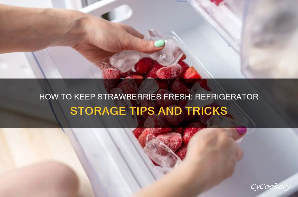 can you store strawberries in the refrigerator
