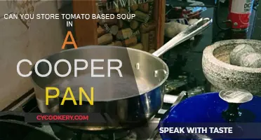 Storing Tomato Soup: Copper Pan Safe?