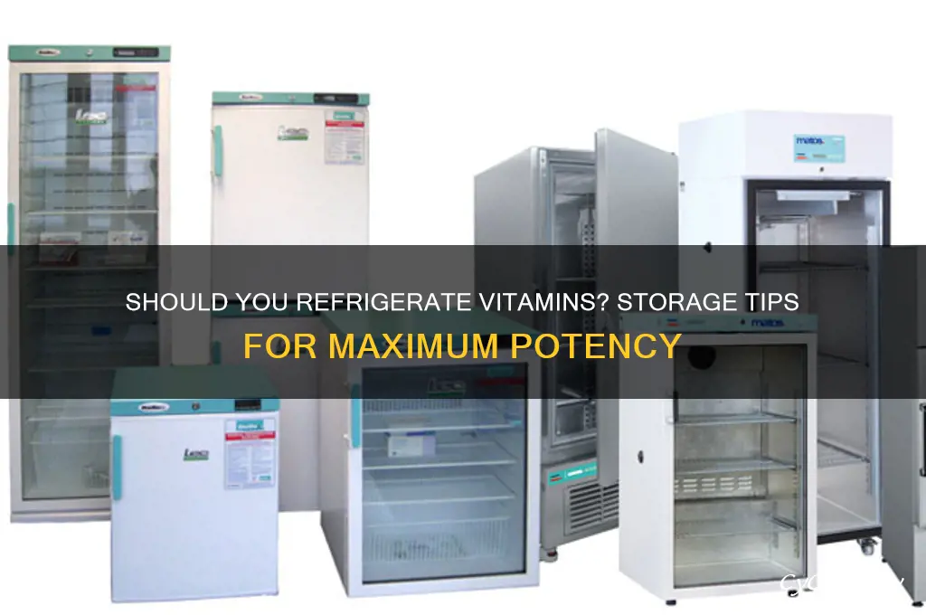 can you store vitamins in refrigerator