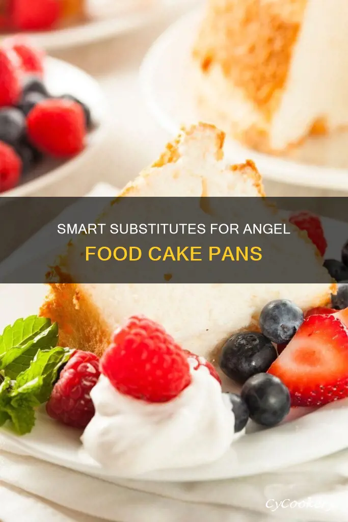 can you substitute an angel food cake pan