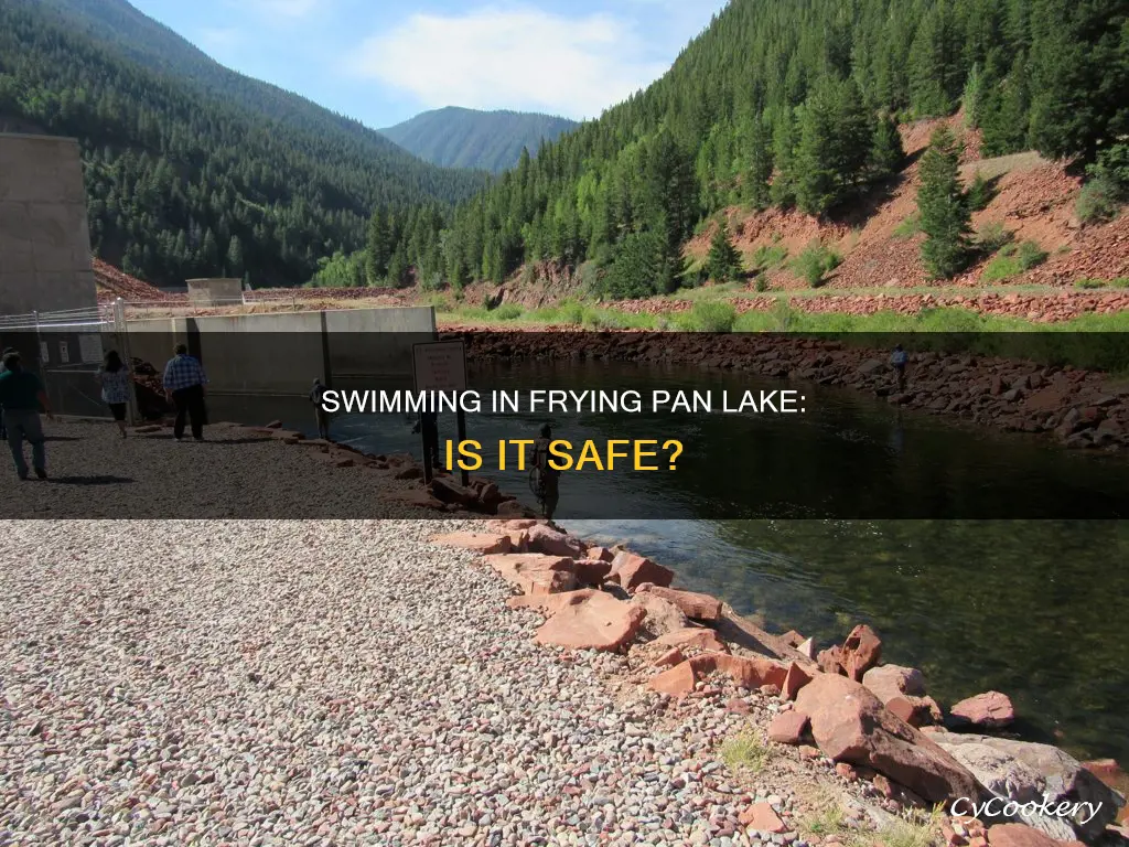 can you swim in frying pan lake