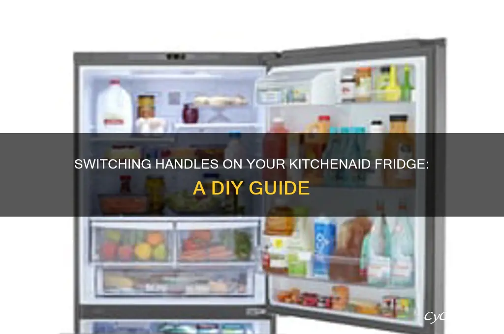 can you switch the handle on a kitchenaid refrigerator