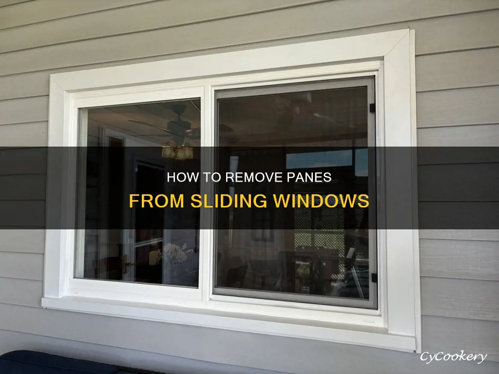 can you take a pane out of a sliding window