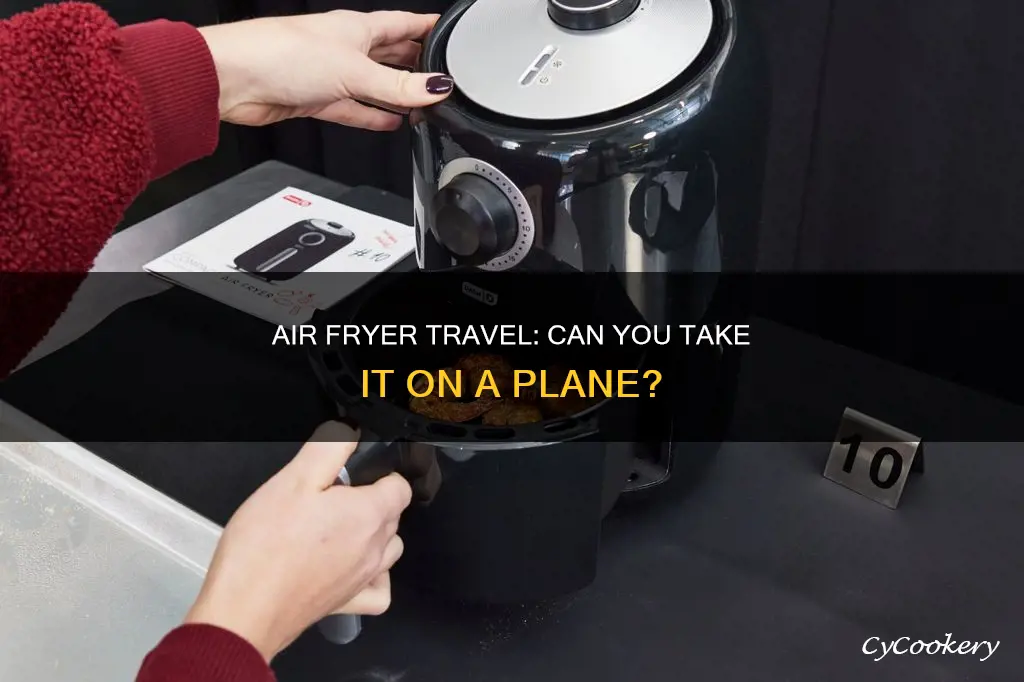 can you take air fryer on plane