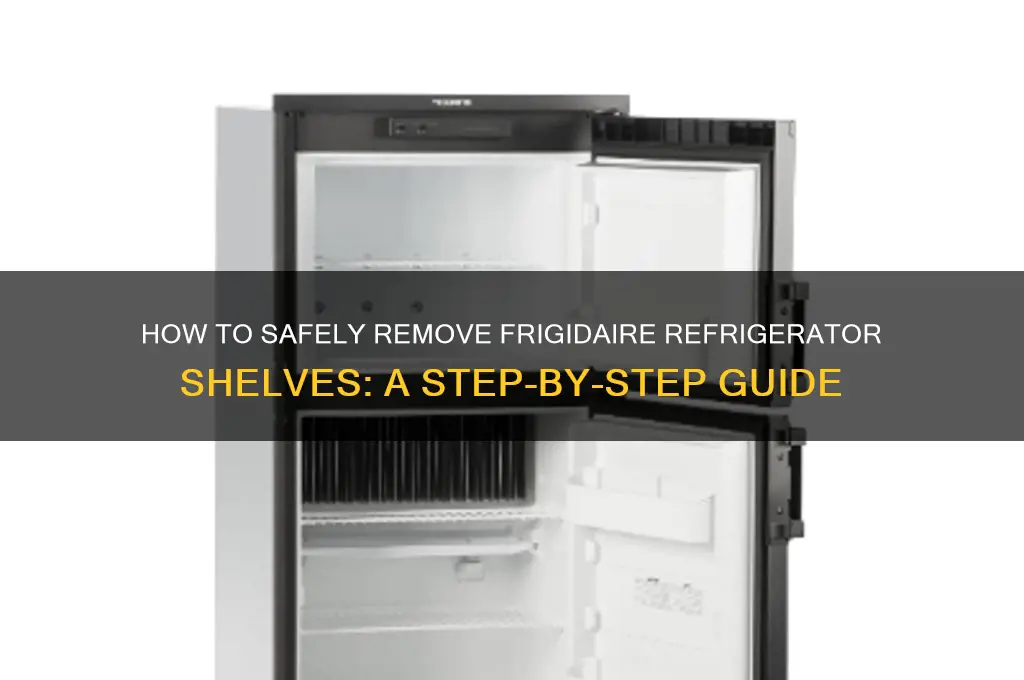 can you take apart the frigidaire refrigerator shelves