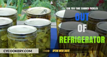 Can Canned Pickles Stay Fresh Outside the Fridge? Find Out!