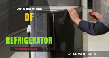 Can You Remove the Back of a Refrigerator? A Quick Guide