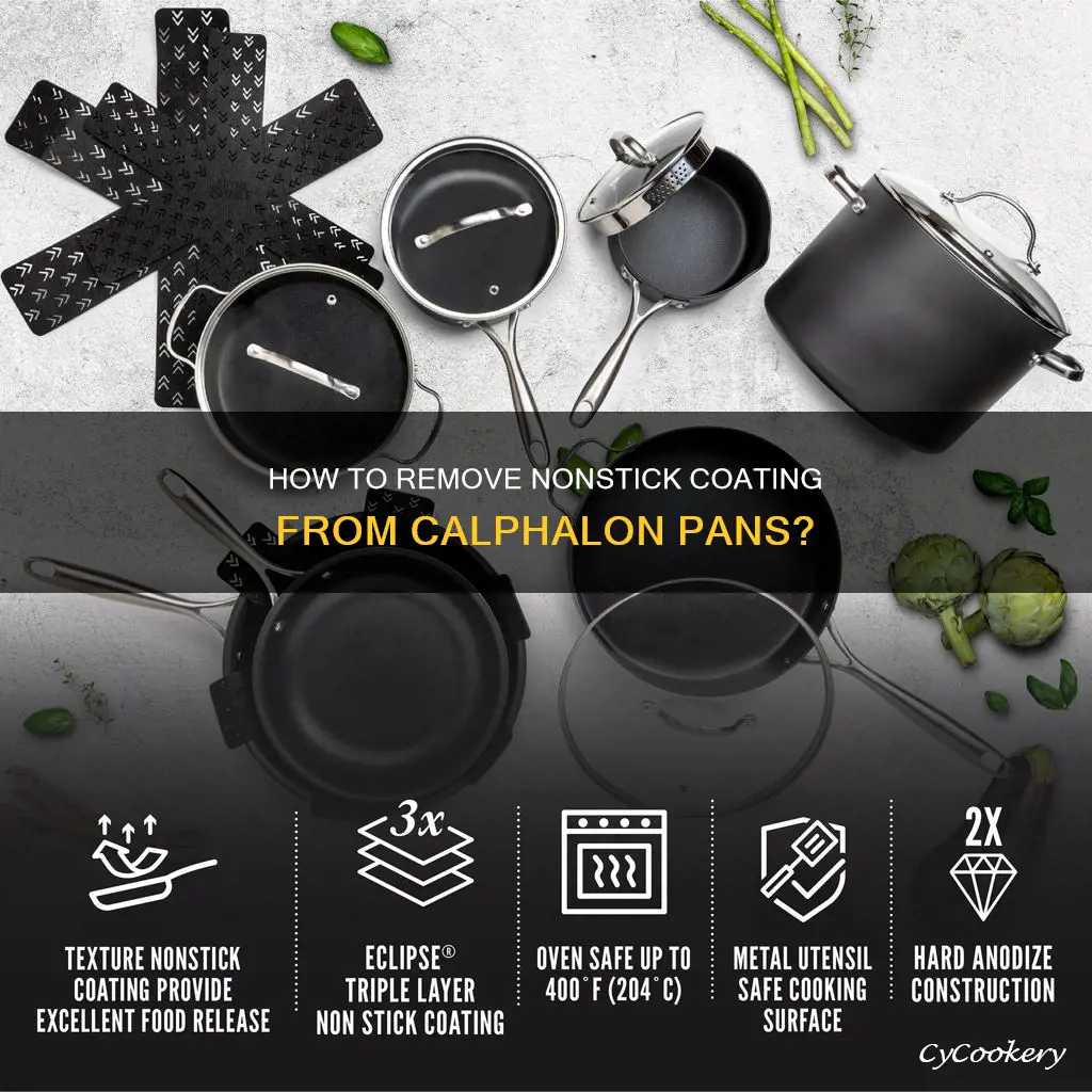 can you taking the nonstick coating on calphalon pans off