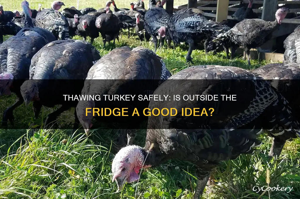 can you thaw a turkey outside of the refrigerator