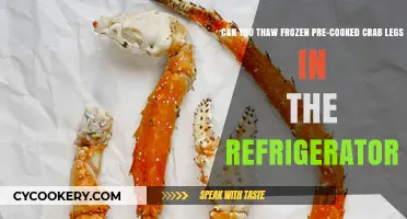 Safely Thawing Pre-Cooked Crab Legs in the Fridge: A Guide