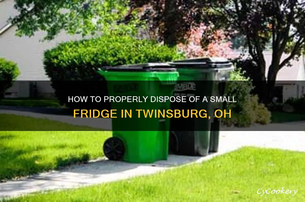 can you throw away a small refrigerator in twinsburg ohio
