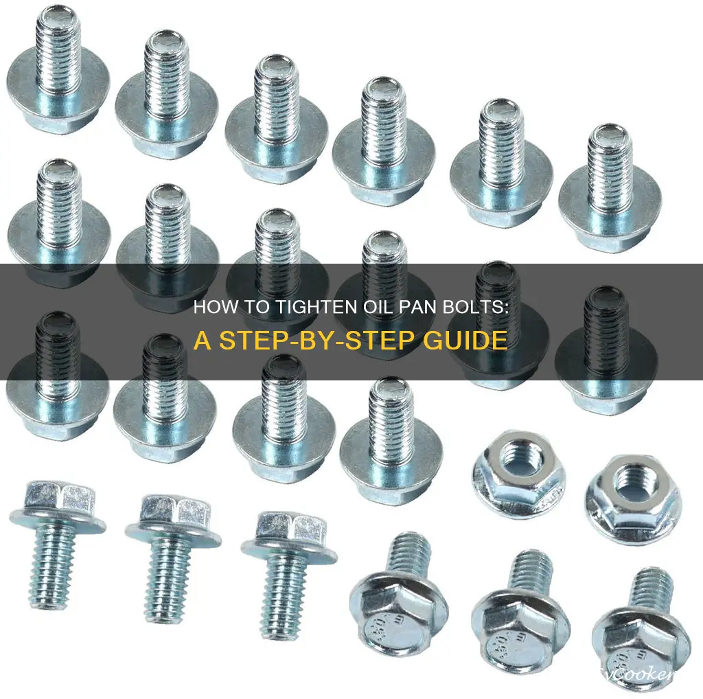 can you tighten oil pan bolts