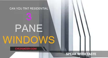 Residential 3-Pane Windows: Can They Be Tinted?