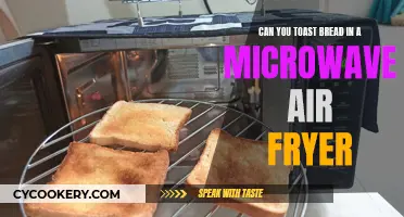 Toasting Bread: Microwave Air Fryer Method