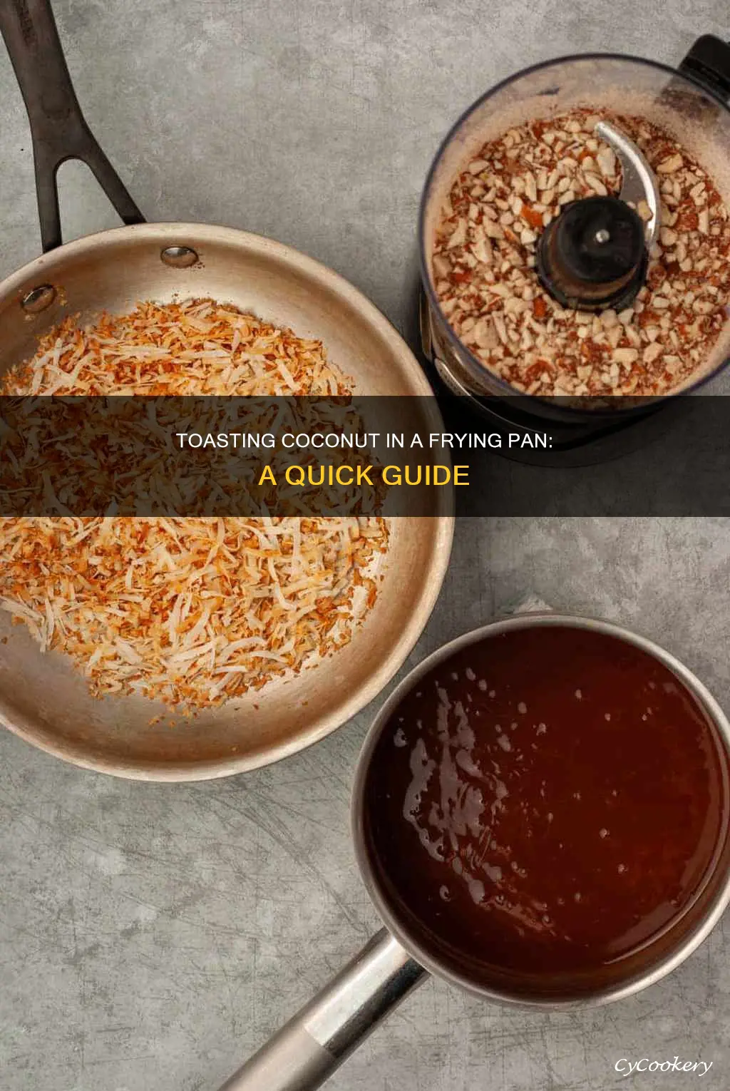 can you toast coconut in a frying pan