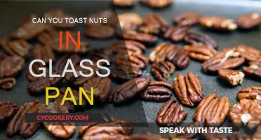 Toasting Nuts: Glass Pan Method