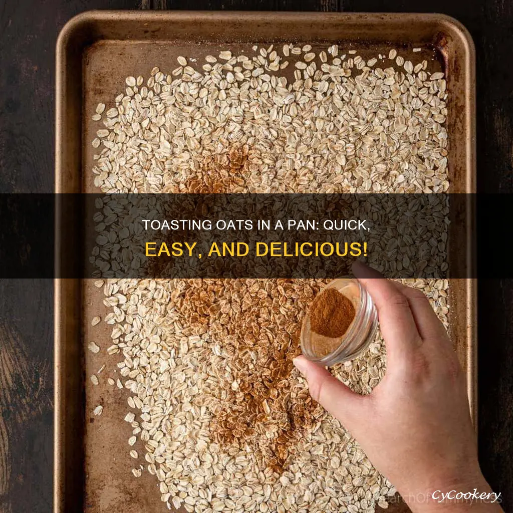 can you toast oats in a pan