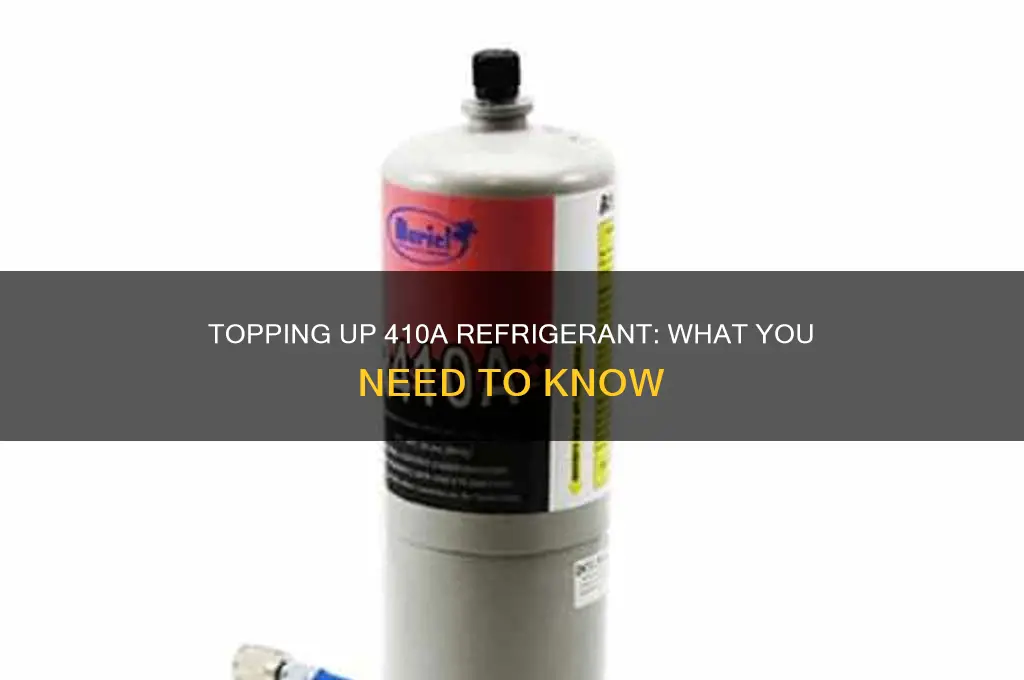 can you top up 410a refrigerant