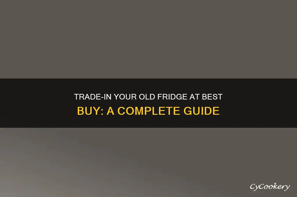 can you trade in refrigerator best buy
