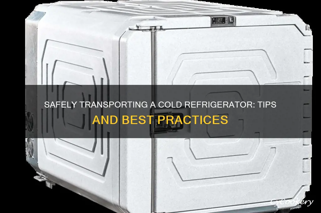 can you transport a cold refrigerator