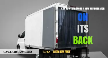 Transporting a New Refrigerator: Is It Safe to Lay It on Its Back?
