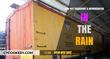Transporting a Refrigerator in the Rain: Tips and Precautions