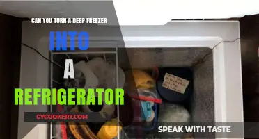 Transforming a Deep Freezer into a Refrigerator: Is It Possible?