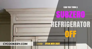How to Safely Turn Off Your Sub-Zero Refrigerator: A Guide