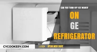 How to Disable Your GE Refrigerator's Ice Maker Easily
