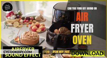 How to Mute Your Air Fryer Oven